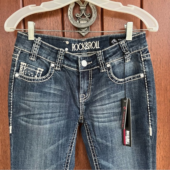 Women’s Rock & Roll Denim Jeans - Picture 2 of 10
